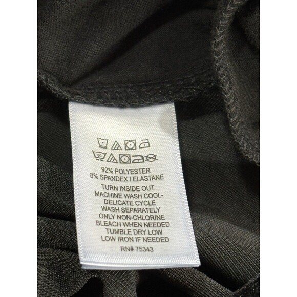 Rachel Zoe Black Velvet High Rise Wide Leg Pull On Pants New Women’s Size M - Picture 9 of 12